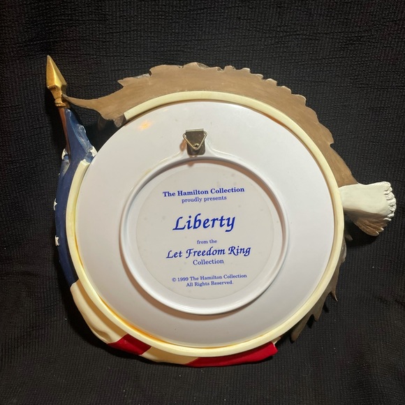 The Hamilton Collection Liberty Patriotic Plate - Picture 2 of 2